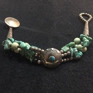 Turquoise and Silver Bracelet